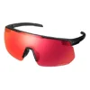 Lunettes Shimano S-PHYRE Noir Intense Avec Verre Ridescape ES Rouge