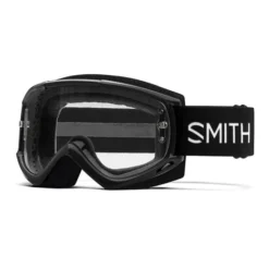 Masque Smith Fuel V1 Noir Avec Verre Transparent
