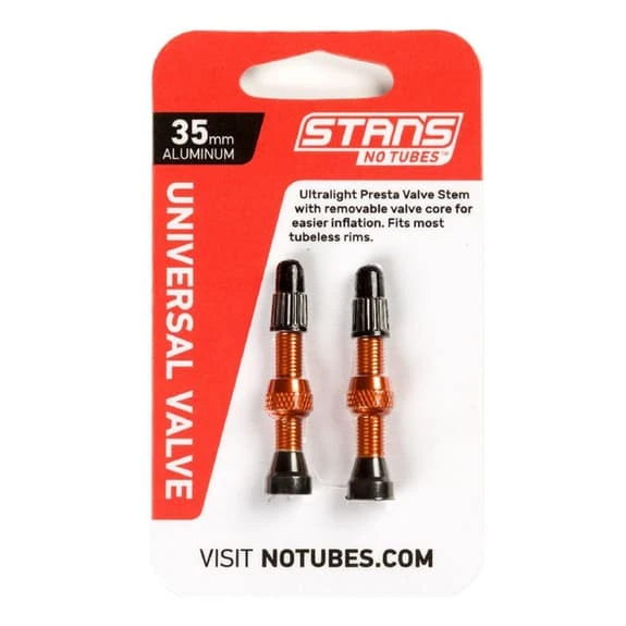 Valves Stan's NoTubes 35 Mm Orange (2 Unités) 1 Valves Stan's NoTubes 35 Mm Orange (2 Unités)