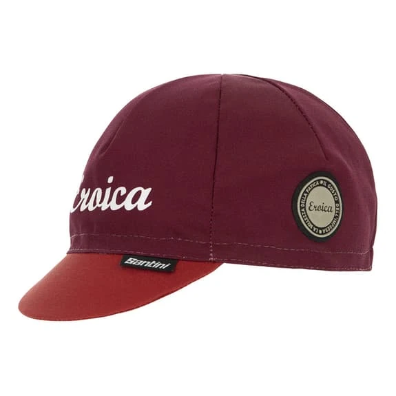 Casquette Santini Eroica Ruby Bordeaux 1 Casquette Santini Eroica Ruby Bordeaux