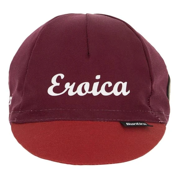 Casquette Santini Eroica Ruby Bordeaux 2 Casquette Santini Eroica Ruby Bordeaux – Image 2