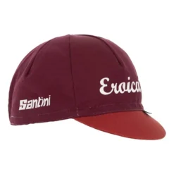 Casquette Santini Eroica Ruby Bordeaux 9 Casquette Santini Eroica Ruby Bordeaux -Pieces Velo Magasin st er460cotruby br 004