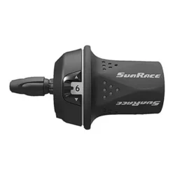 Manette De Dérailleur Droit SunRace TSM21 Twist 6v Noir