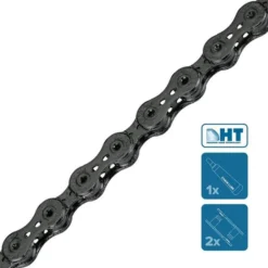 Chaîne Taya Tolv 12V 121 Maillons Noir