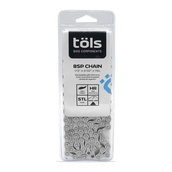 Chaîne Töls 8V 116 Maillons Argent 1 Chaîne Töls 8V 116 Maillons Argent