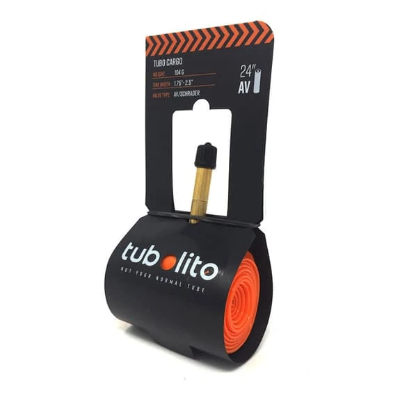 Chambre à Air Tubolito Tubo Cargo 24' X 1.75'- 2.5' Valve Schrader Orange 1 Chambre à Air Tubolito Tubo Cargo 24' X 1.75'- 2.5' Valve Schrader Orange