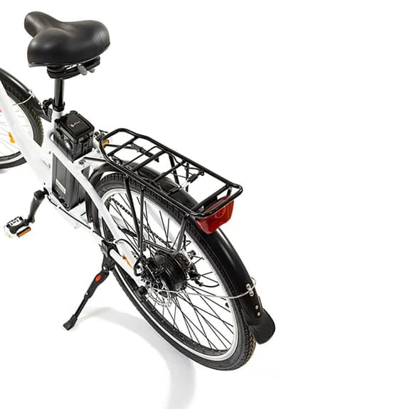 Vélo électrique Urban Motion Touring 26" 36V 10AH Blanc 5 Vélo électrique Urban Motion Touring 26" 36V 10AH Blanc – Image 5