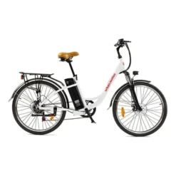 Vélo électrique Urban Motion Touring AL 26" 36V 10AH Blanc