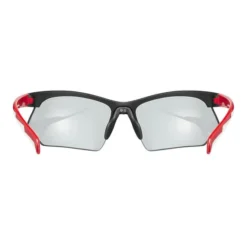 Lunettes Uvex Sportstyle 802 Rouge Noir Avec Verres Photochromiques -Pieces Velo Magasin uv 5308722301 003