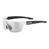 Lunettes Uvex Sportstyle 706 Variomatic Noir Blanc Avec Verres Photochromiques