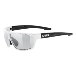 Lunettes Uvex Sportstyle 706 Variomatic Noir Blanc Avec Verres Photochromiques