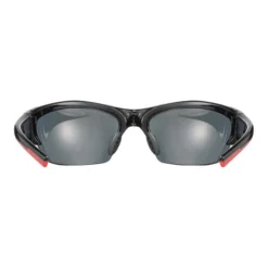 Lunettes Uvex Blaze III 2.0 Noir Avec Verres à Effet Miroir Multicolore -Pieces Velo Magasin uv 5320462316 003