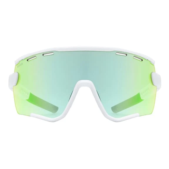 Lunettes Uvex Sportstyle 236 Set Blanc Mat Gris Foncé Avec Verres à Effet Miroir Vert 2 Lunettes Uvex Sportstyle 236 Set Blanc Mat Gris Foncé Avec Verres à Effet Miroir Vert – Image 2