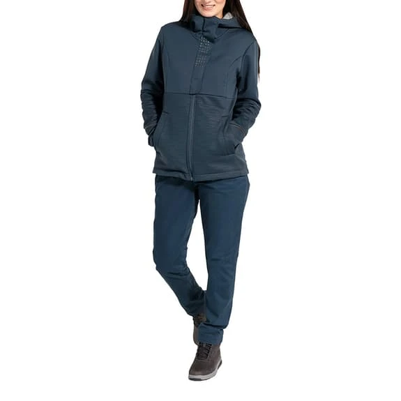 Veste Vaude Cyclist Winter Softshell Bleu Acier Femme 3 Veste Vaude Cyclist Winter Softshell Bleu Acier Femme – Image 3
