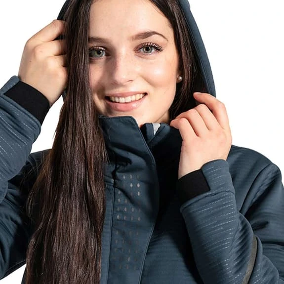 Veste Vaude Cyclist Winter Softshell Bleu Acier Femme 5 Veste Vaude Cyclist Winter Softshell Bleu Acier Femme – Image 5