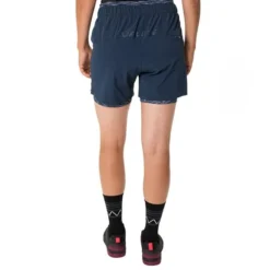 Short Vaude Altissimi Bleu Foncé Turquoise Femme -Pieces Velo Magasin vu 41921 179 004