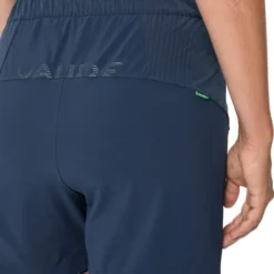 Short Vaude Altissimi Bleu Foncé Turquoise Femme -Pieces Velo Magasin vu 41921 179 006