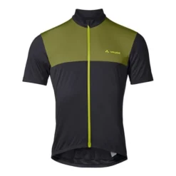 Maillot Vaude Matera Manche Courte Noir Vert Olive