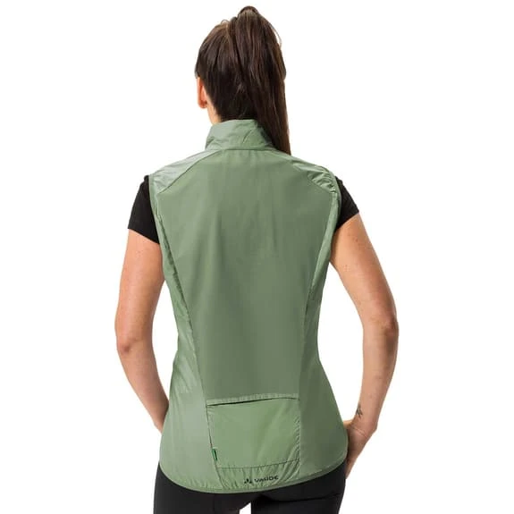 Gilet Coupe-vent Vaude Matera Air Vert-gris Femme 4 Gilet Coupe-vent Vaude Matera Air Vert-gris Femme – Image 4