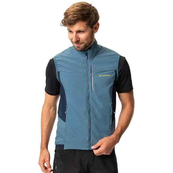Gilet Coupe-vent Vaude Kuro Air Bleu Clair Mat 3 Gilet Coupe-vent Vaude Kuro Air Bleu Clair Mat – Image 3